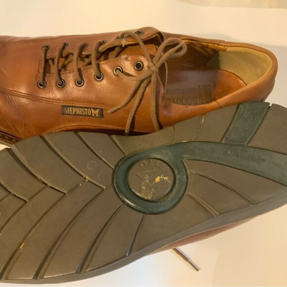 Mens Mephisto Abel Air Relax Goodyear Welt Derby Leather Walking Shoes Size 10 main image 5
